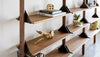 Gus* Modern Branch-2 Shelving Unit in a styled room setting