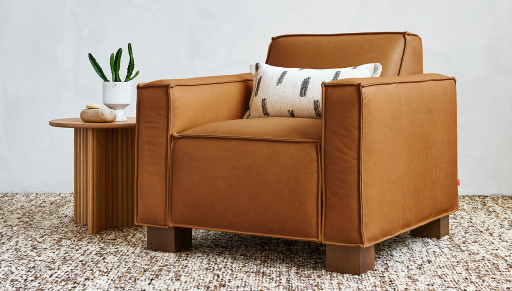 Gus* Modern Cabot Chair in a styled room setting