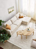 Gus* Modern Ashdale Right-Facing Sectional in a styled room setting