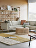 Gus* Modern Augusta Bi-Sectional in a styled room setting