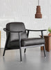 Gus* Modern Baltic Chair Leather in a styled room setting