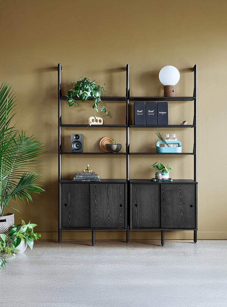 Gus* Modern Branch-2 Display Unit in a styled room setting