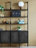 Gus* Modern Branch Shelves 5-pack with Brackets in a styled room setting