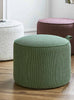 Gus* Modern Drummond Pouf in a styled room setting