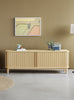 Gus* Modern Ledger Sideboard in a styled room setting