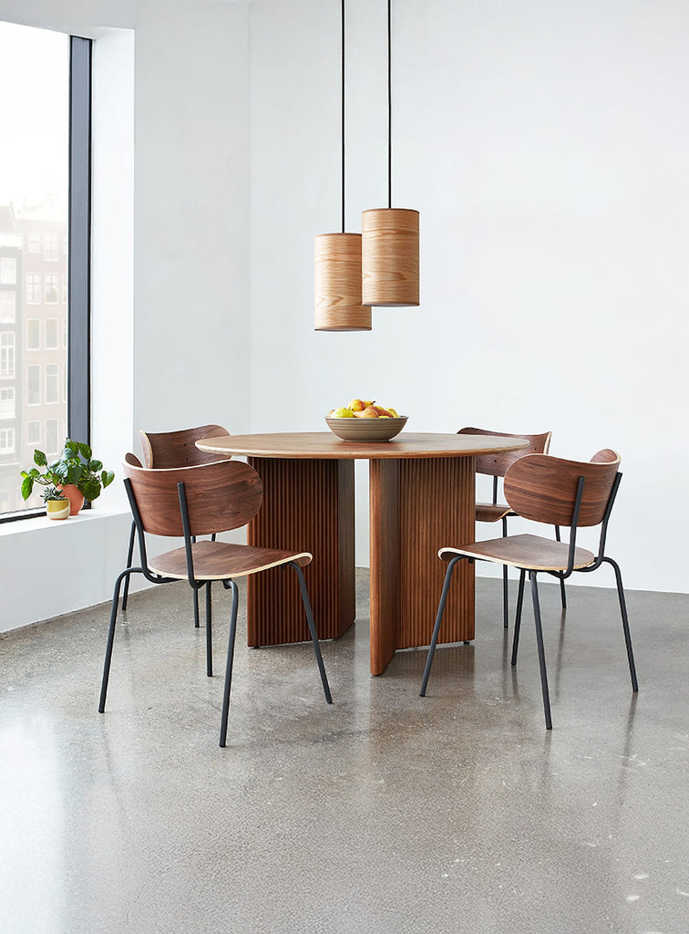 Gus* Modern Milton Large Pendant Light in a styled room setting