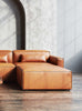 Gus* Modern Mix Modular Ottoman in a styled room setting