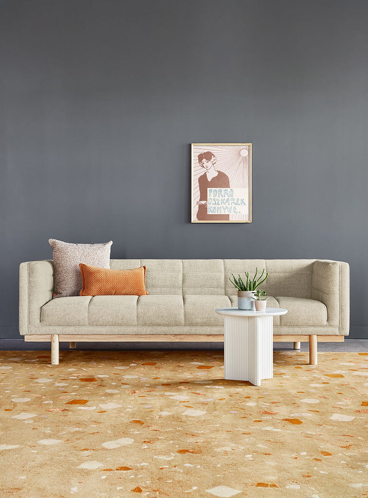 Gus* Modern Mulholland Sofa in a styled room setting