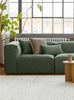 Gus* Modern Nest Modular Left Arm in a styled room setting