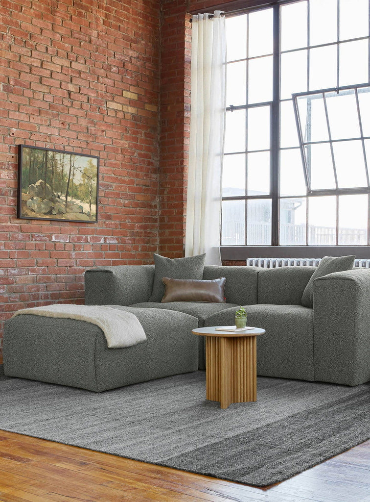 Gus* Modern Nest Modular 3-PC Sectional in a styled room setting