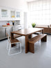 Gus* Modern Plank Table in a styled room setting