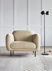 Gus* Modern Tandem Floor Lamp in a styled room setting