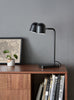 Gus* Modern Tandem Table Lamp in a styled room setting