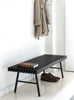 Gus* Modern Transit Bench in a styled room setting
