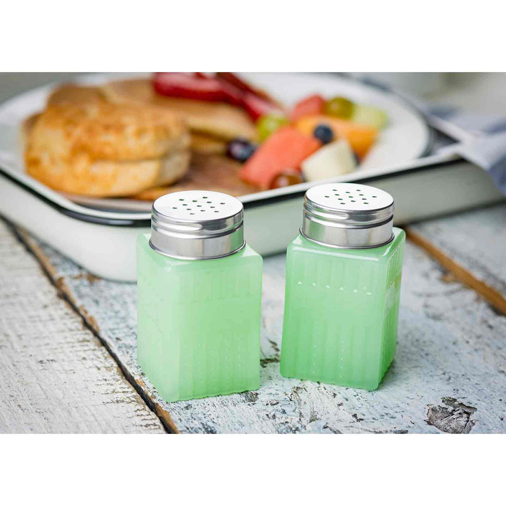 Jadeite Glass Collection Salt and Pepper Shaker - touchGOODS