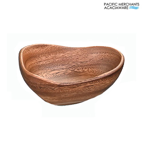 Acaciaware Rustic Salad Bowl, 6"L x 4"W x 3"H - touchGOODS