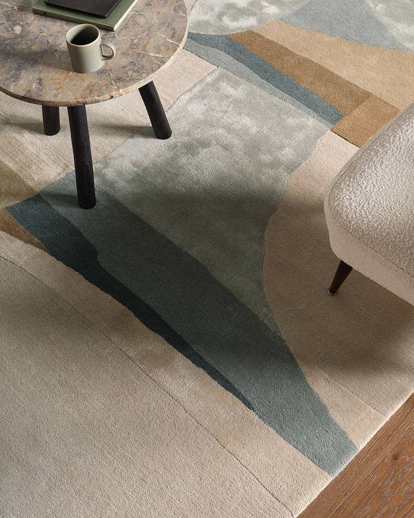 Layered Form LYD04 Rug - detail view