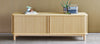 Gus* Modern Ledger Credenza in a styled room setting