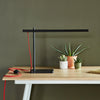 Gus* Modern Lewis Task Lamp in a styled room setting