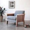 Gus* Modern Lodge Chair in a styled room setting