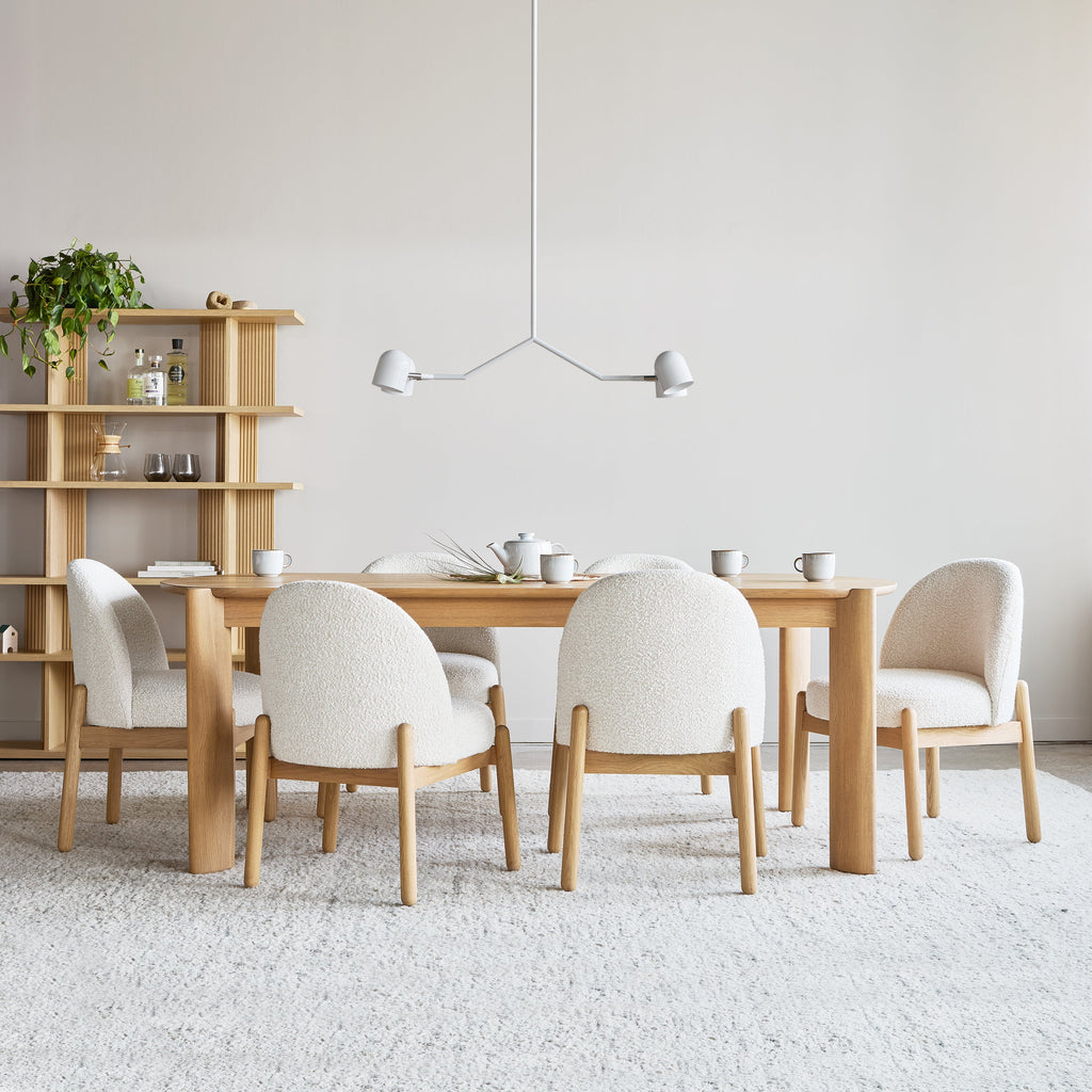 Gus* Modern Malloy Dining Chair in a styled room setting