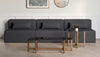 Gus* Modern Mix Modular Armless in a styled room setting