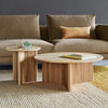 Gus* Modern Odeon Coffee Table in a styled room setting