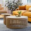 Gus* Modern Palma Coffee Table in a styled room setting