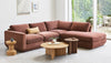 Gus* Modern Podium Modular 5PC Seating Group in a styled room setting