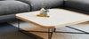 Gus* Modern Porter Coffee Table Square in a styled room setting