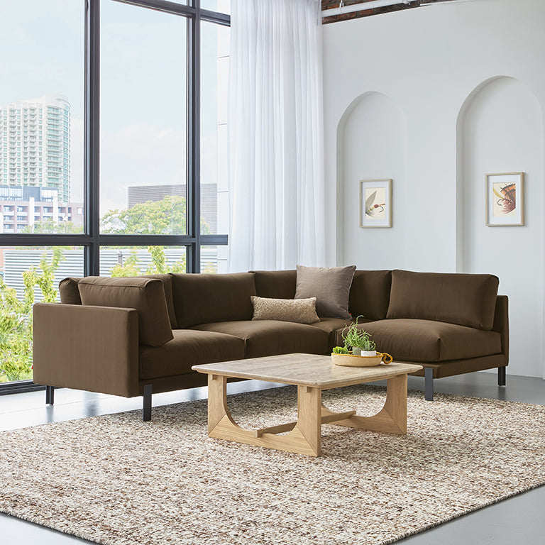 Gus* Modern Silverlake Sectional in a styled room setting