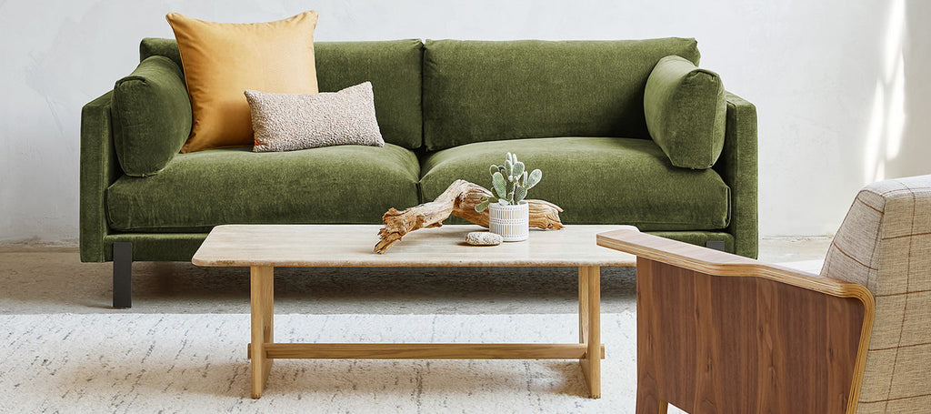 Gus* Modern Silverlake Sofa in a styled room setting