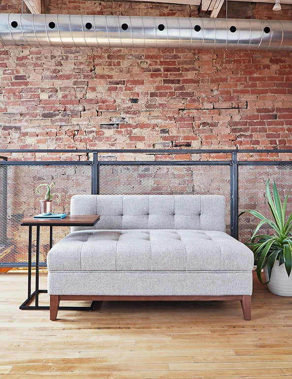 Gus* Modern Tobias End Table in a styled room setting