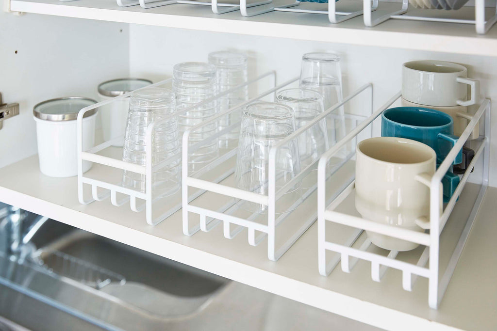 Glass and Mug Cabinet Organizer - Steel - touchGOODS