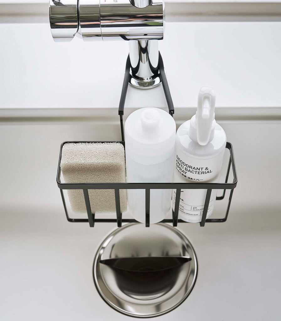 Faucet-Hanging Sponge Caddy - Steel - touchGOODS