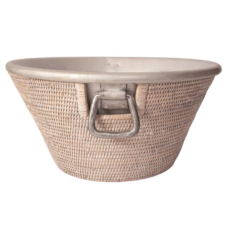 Rattan Aluminum Ice Tub - touchGOODS