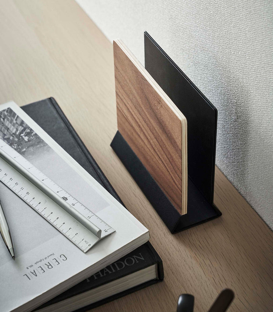 Slim Laptop Stand - Steel + Wood - touchGOODS