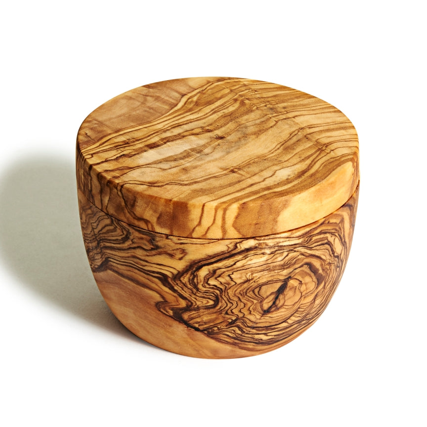 Olive Wood Salt Cellar - touchGOODS