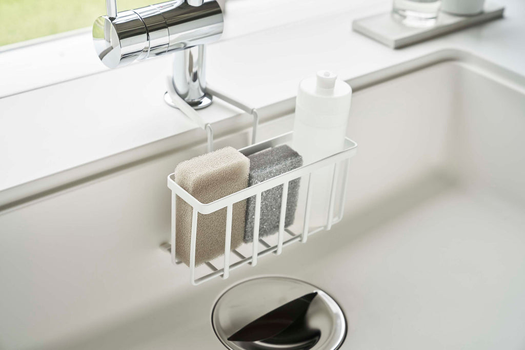 Faucet-Hanging Sponge Caddy - Steel - touchGOODS