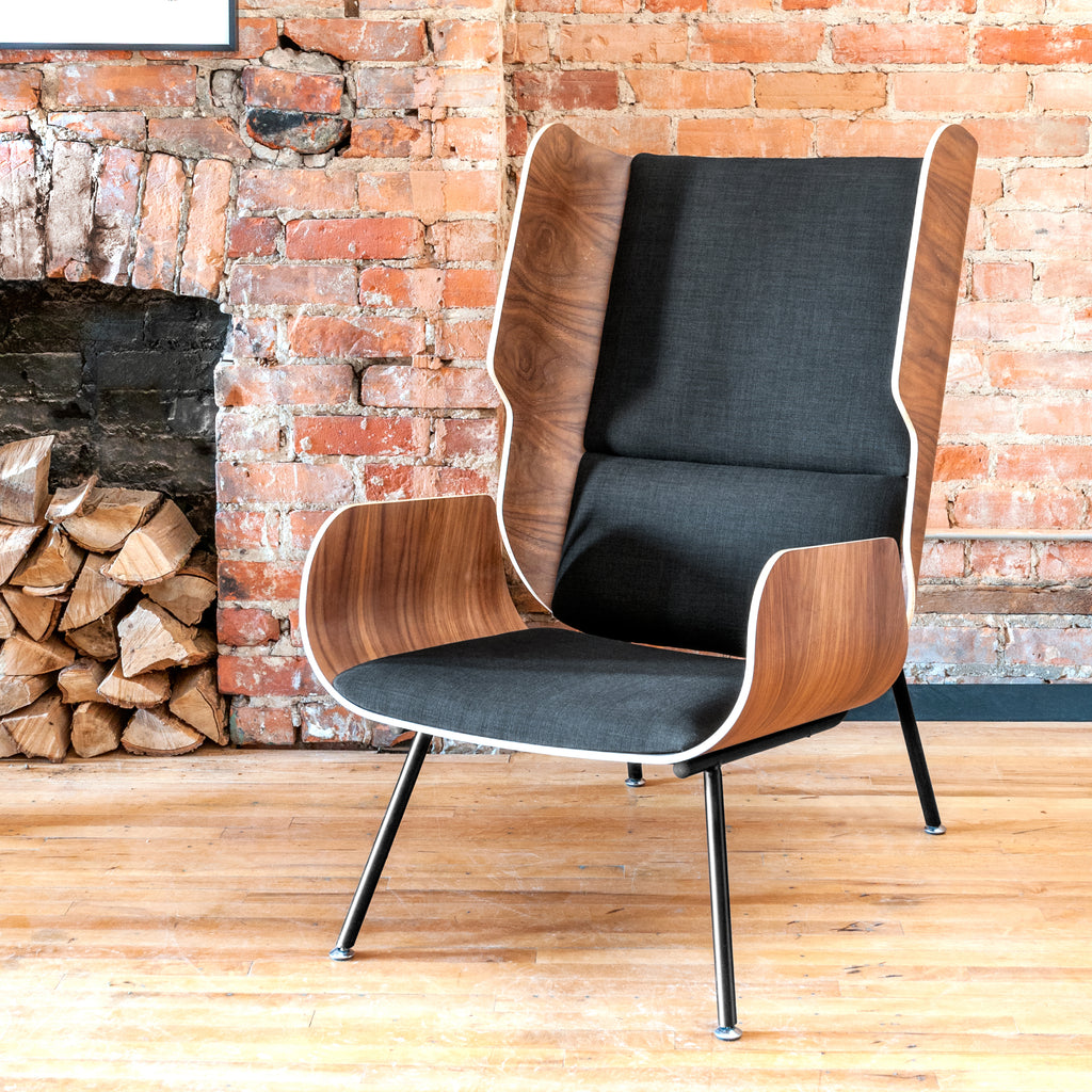 Gus* Modern Elk Chair in a styled room setting