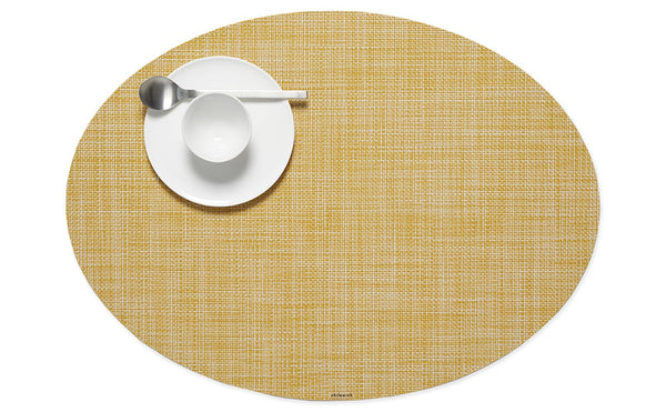 Mini Basketweave Oval Placemats - touchGOODS