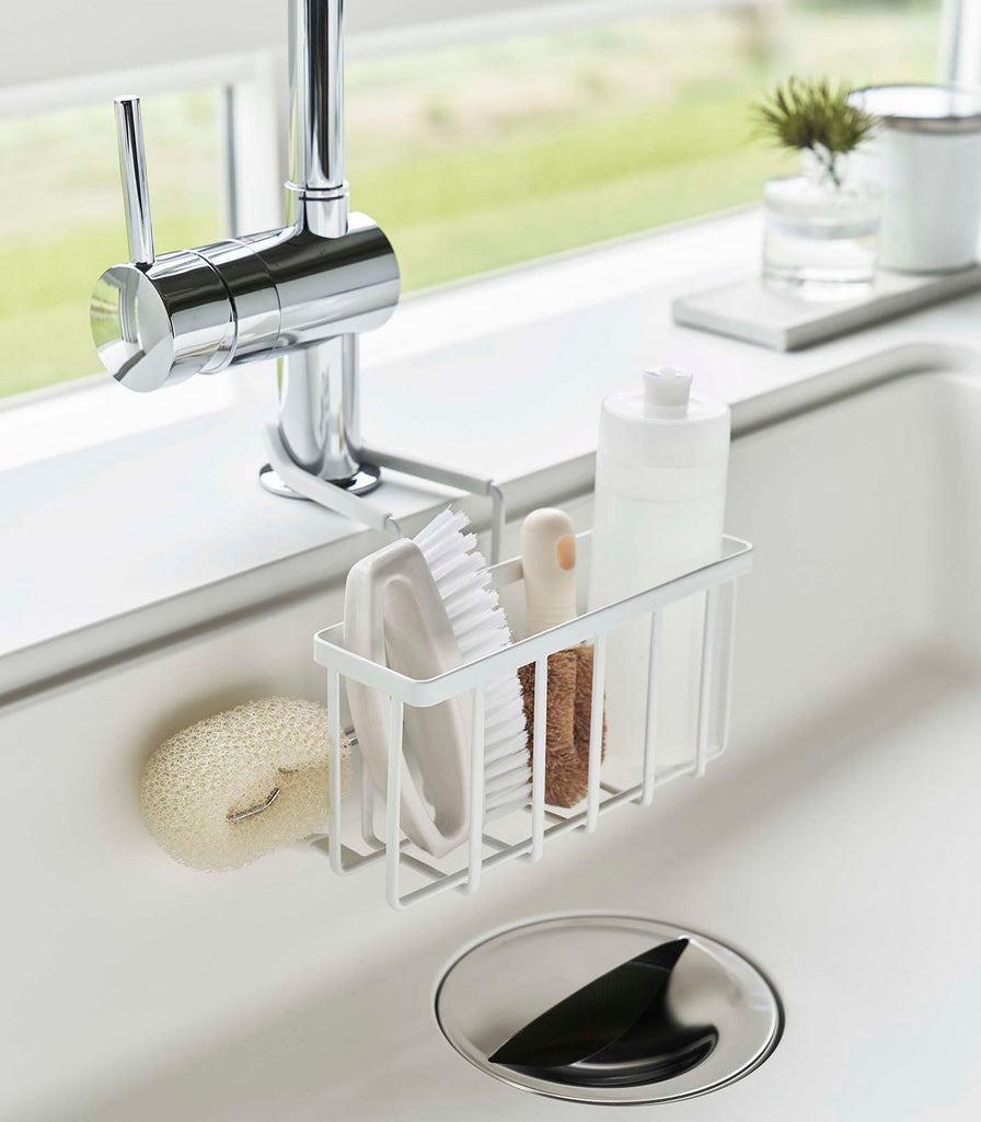 Faucet-Hanging Sponge Caddy - Steel - touchGOODS