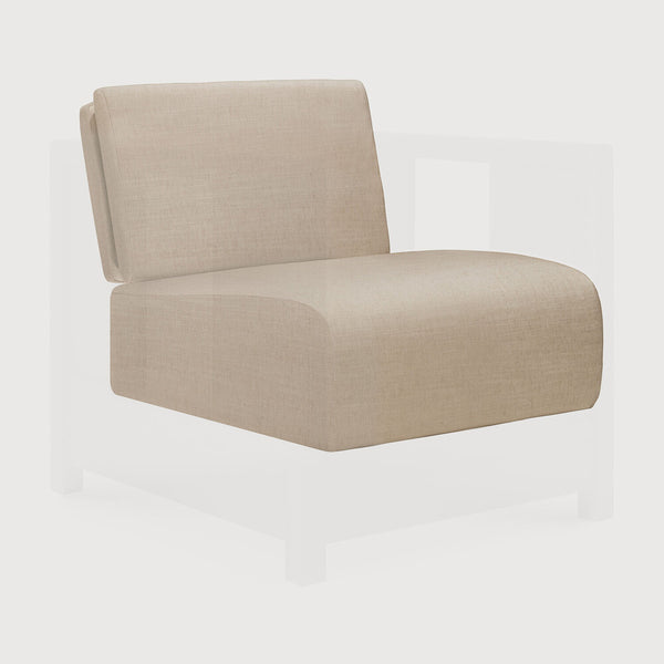 Roan lounge chair cushion set - Flax fabric