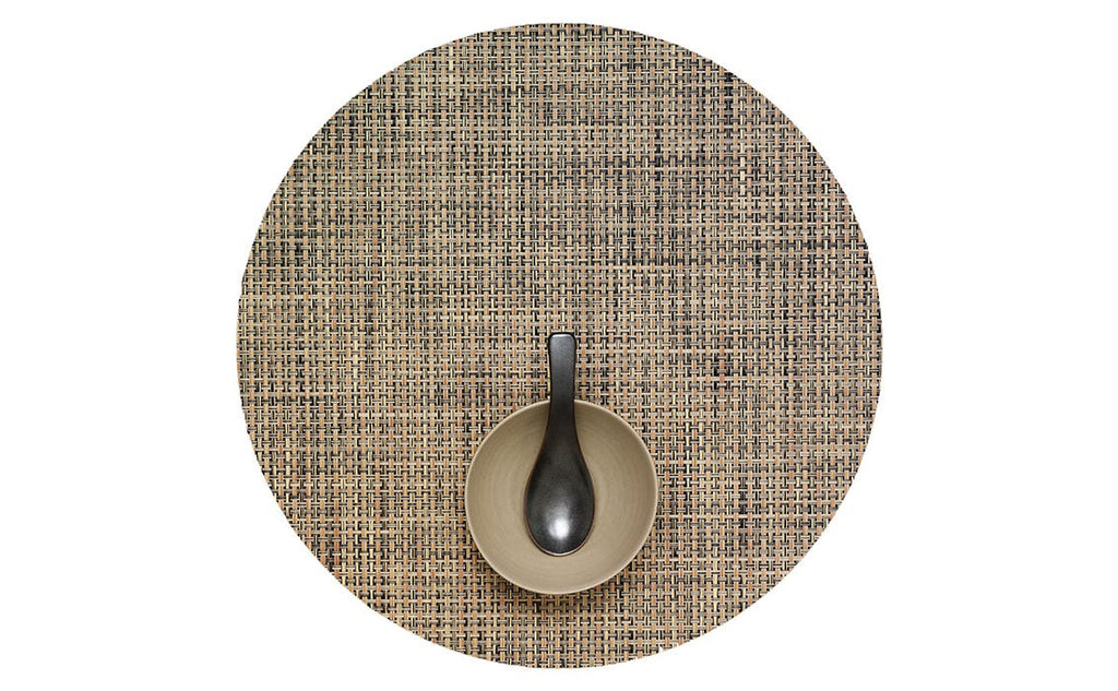 Basketweave Round Placemats - touchGOODS