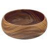 Acacia Wood Round Calabash Bowl, 14" x 5" - touchGOODS