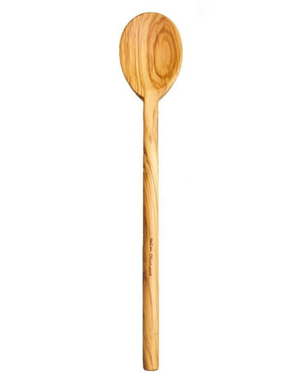 Pacific Merchants 12 Beechwood Wide Curved Spatula