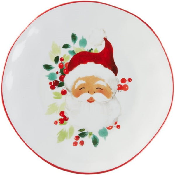 Holiday Santa Plate-Salad