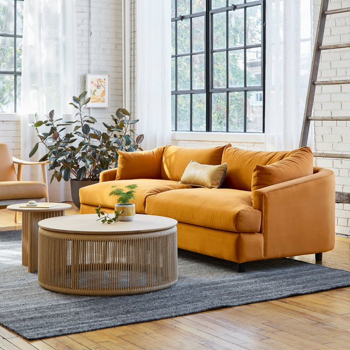Gus* Modern Thalia Sofa in a styled room setting