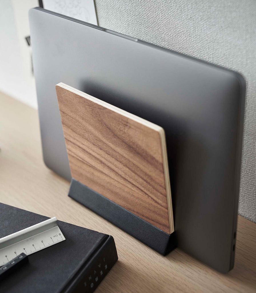 Slim Laptop Stand - Steel + Wood - touchGOODS