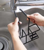 Faucet-Hanging Sponge & Brush Holder - Steel - touchGOODS